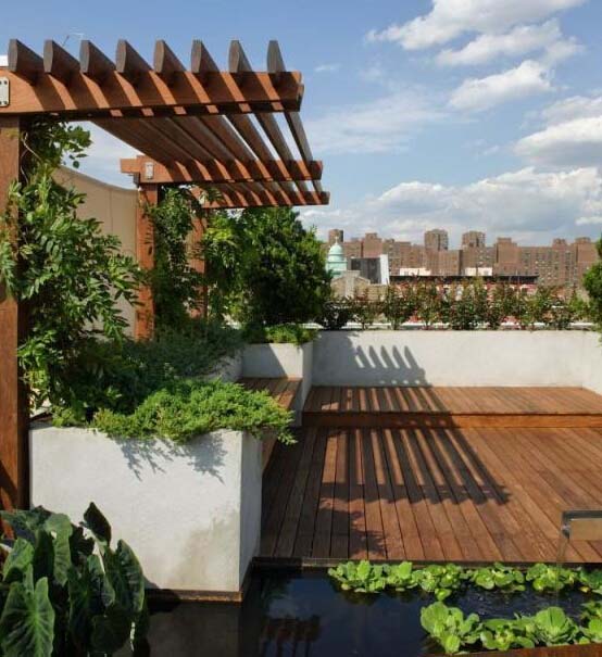 曼哈顿屋顶花园外局部图