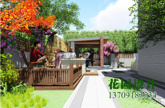 新中式别墅庭院设计